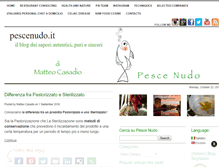Tablet Screenshot of pescenudo.it